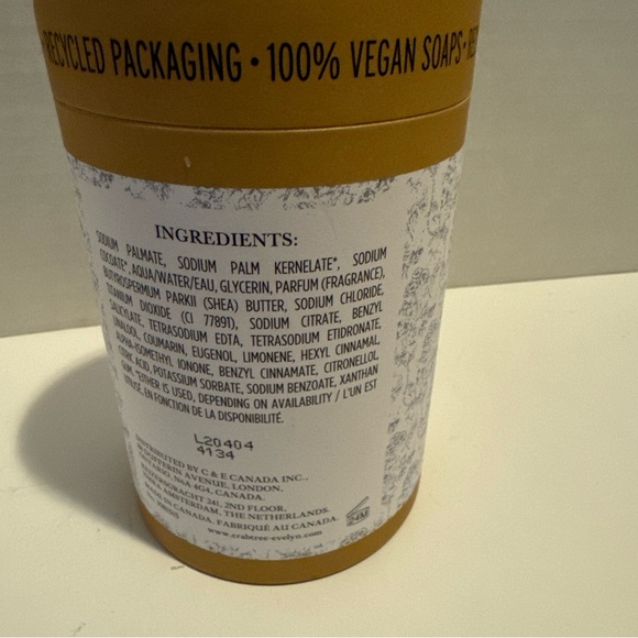 Crabtree & Evelyn Triple Milled Soap Nantucket Briar, Set of 3 X 100g Soaps  NEW - Picture 2 of 3